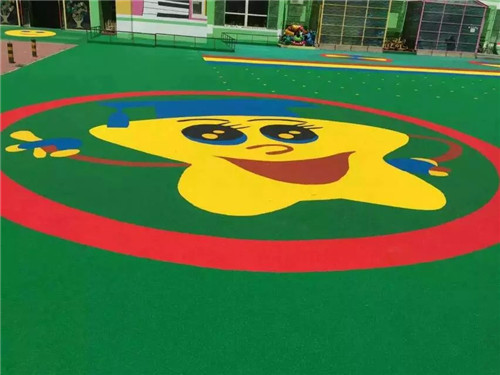 幼兒園塑膠顆粒場地