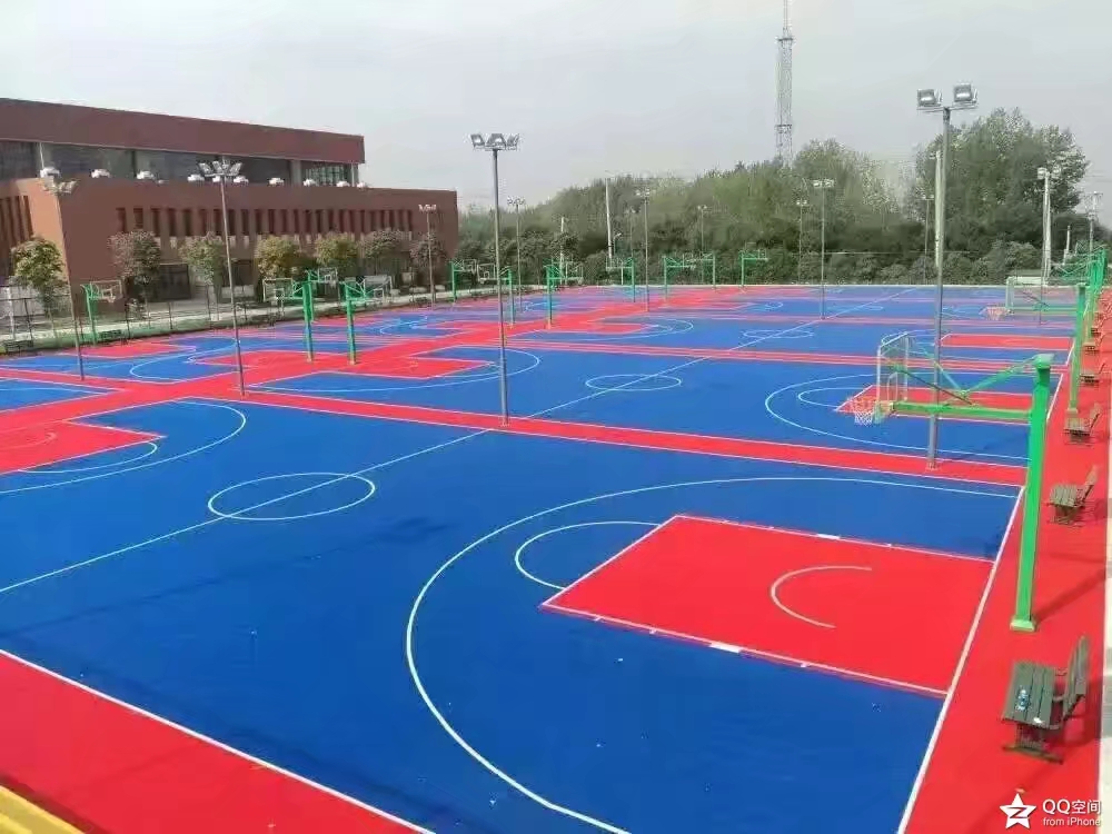 硅pu籃球場